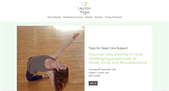 Desktop Screenshot of leytonyoga.com