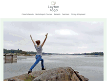 Tablet Screenshot of leytonyoga.com